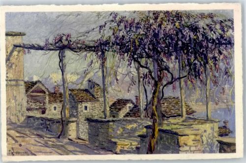 6634 Brione (Verzasca) - Künstlerkarte (Zuppinger), Motivo rustico