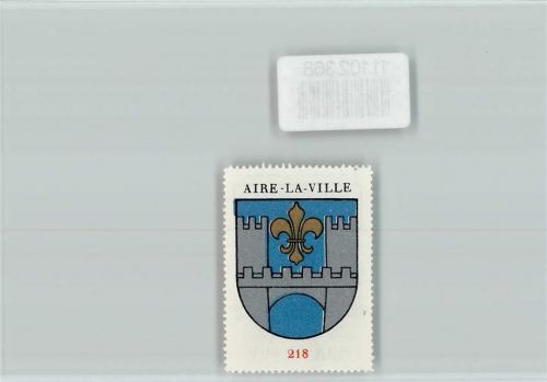 1288 Aire-la-Ville - Vignette Wappen Kaffee Hag ca 1920-1940