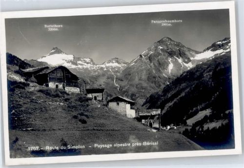 3907 Simplon Dorf - Route du Simplon, Bortelhorn