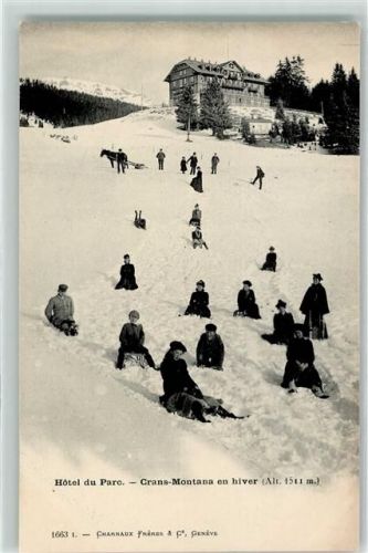 3963 Montana - Hotel du Parc Winter Schlitten