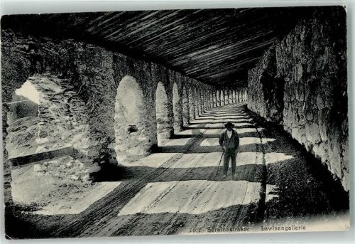 Bernina 1904 Gebrauchsspuren Lawinengallerie