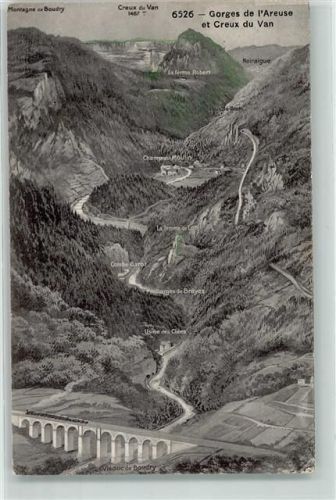 2149 Champ-du-Moulin 1917 - Viaduc Boudry Gorges de l Areuse Creux du Van