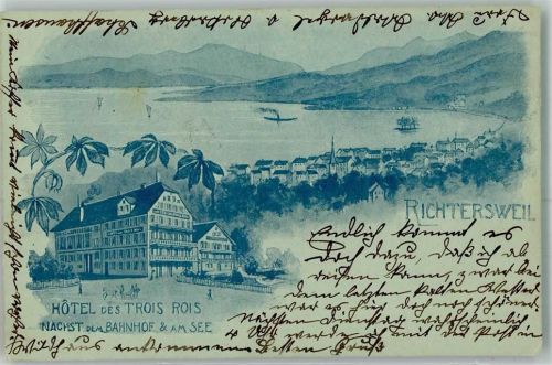 8805 Richterswil 1901 - Hotel des Trois Rois