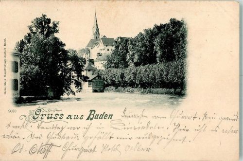 5400 Baden 1899 Foto AK