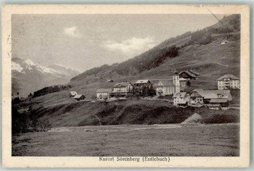 6174 Sörenberg 1921 Foto AK Kirche