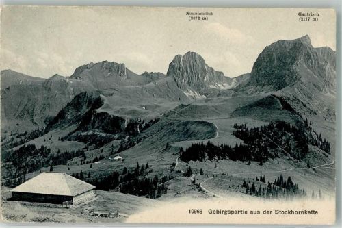 Gantrisch 1914 Foto AK Stockhornkette