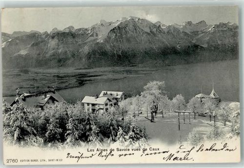 1824 Caux 1905 - Winter Savoie