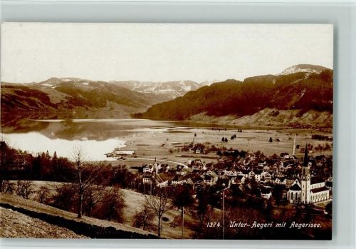 Aegerisee - Unter-Aegeri mit Aegerisee