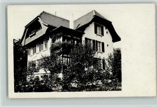 8340 Hinwil Foto AK Wohnhaus Ort handschriftlich