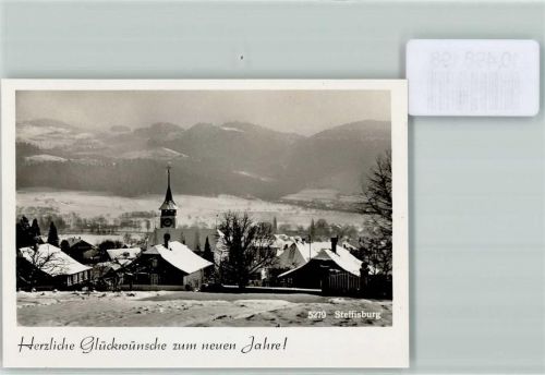 3612 Steffisburg FOTO KEINE AK Foto 10cm x 7cm Neujahrswünsche Kirche