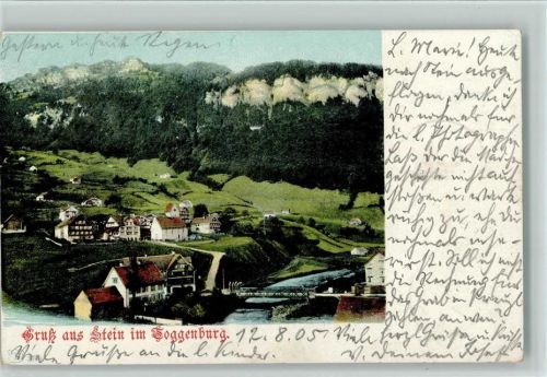 9655 Stein SG 1905 - im Toggenburg