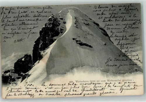 Wetterhorn Grindelwald 1905