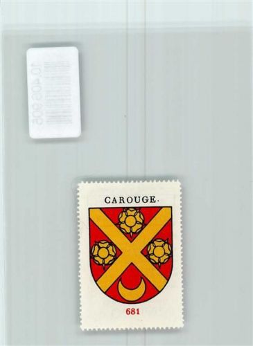 1227 Carouge GE La Praille - Vignette Wappen Kaffee Hag 1920-1940
