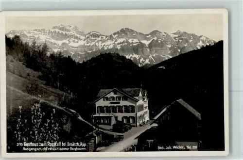 9107 Urnäsch - Gasthaus zum Rossfall