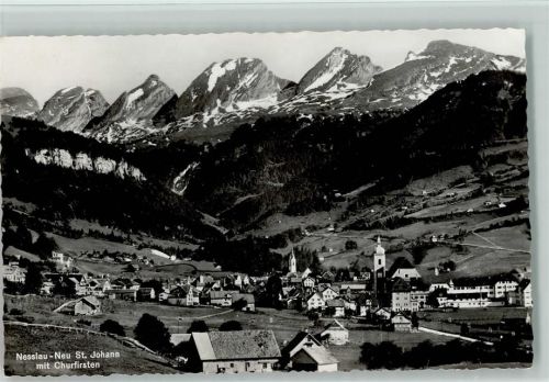 9652 Neu St. Johann - Nesslau mit Churfirsten