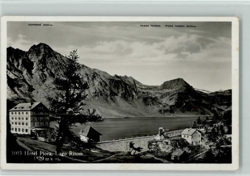 Piora - Hotel Piora Lago Ritom Staumauer