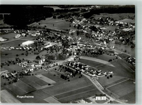 5507 Mellingen Foto AK Fliegeraufnahme