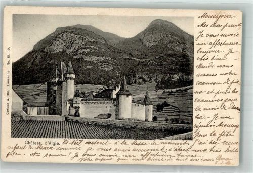 1860 Aigle 1902 Foto AK Burg