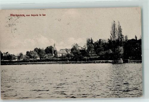 1248 Hermance 1923 - Vue depuis le lac