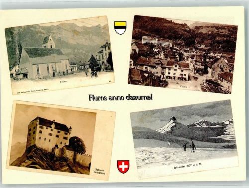 8890 Flums - Spitzmeilen Schloss Gräpplang