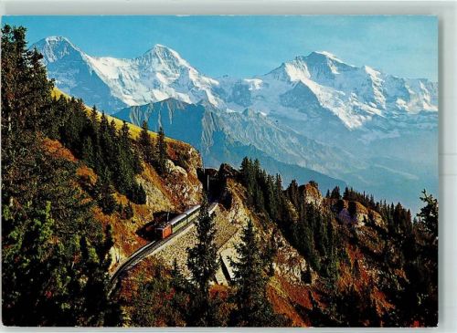 3812 Wilderswil - Schynige Platte Bahn mit Eiger Mönch u. Jungfrau