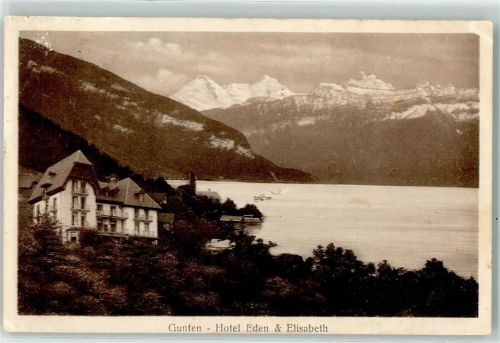 3654 Gunten - Hotel Eden und Elisabeth