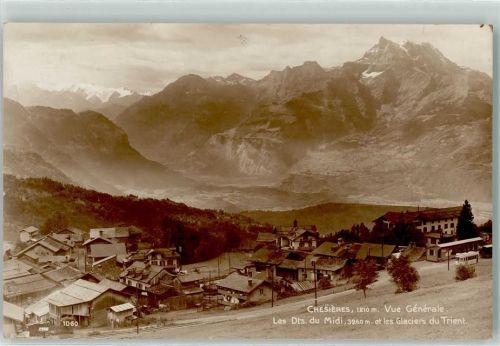 1885 Chesières - Dents du Midi Glaciers du Trient