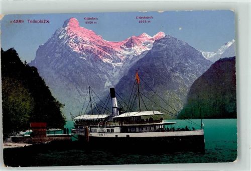 6452 Sisikon - Dampfschiff Uri Tellsplatte