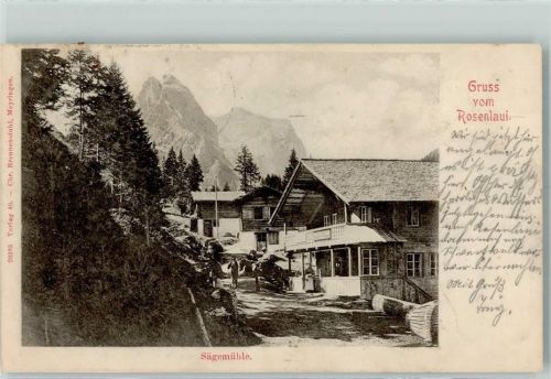 3860 Rosenlaui 1903 - Sägemühle