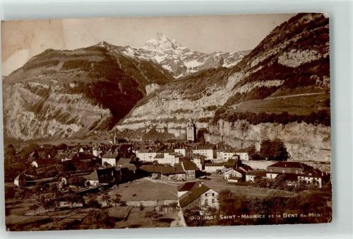 1890 St-Maurice - Dent du Midi