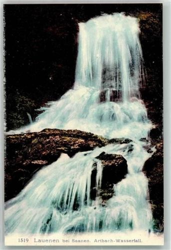 3782 Lauenen b. Gstaad - Artbach-Wasserfall