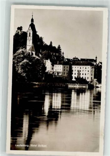 5080 Laufenburg Foto AK Foto Gaberell Hotel Solbad