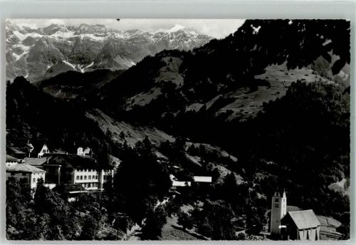 7212 Seewis Dorf 1953 Foto AK