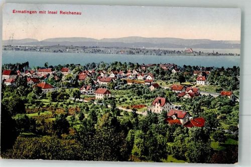 8272 Ermatingen 1913 Foto AK Insel Reichenau