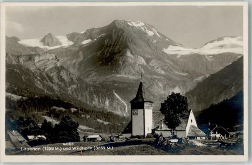 3782 Lauenen b. Gstaad - Kirche Wildhorn