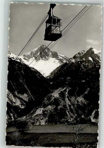 3942 Raron 1954 Foto AK Seilbahn Bietschhorn