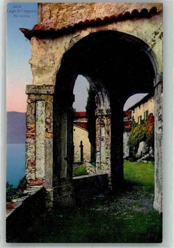 6922 Morcote Lithographie / Künstlerkarte