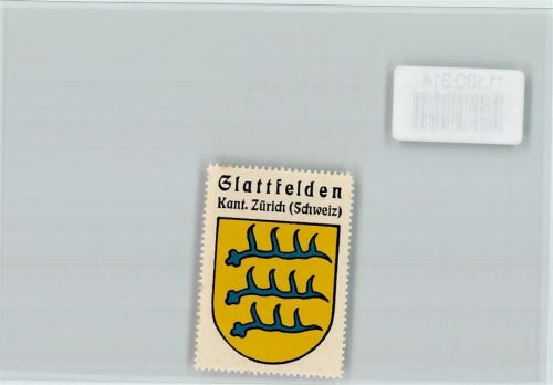 8192 Glattfelden - Vignette Wappen Kaffee Hag ca 1920-1940