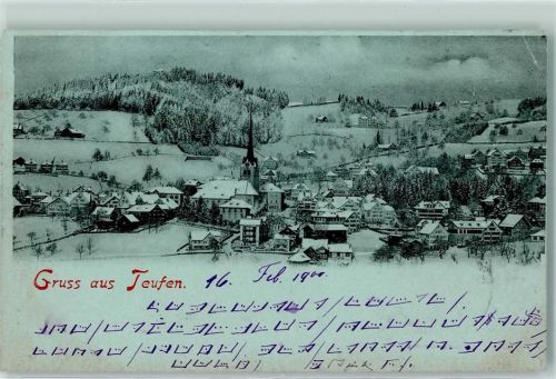 9053 Teufen AR 1900 - Winter