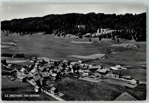 2406 La Brévine Foto AK Fliegeraufnahme Foto Deriaz