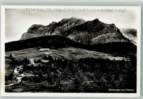 Pilatus 1942 Foto AK Mühlemüss