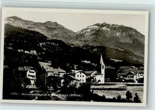 3963 Montana - Montana-village et le Mont Bonvin