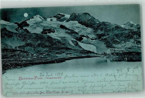 Bernina 1899 Mondschein