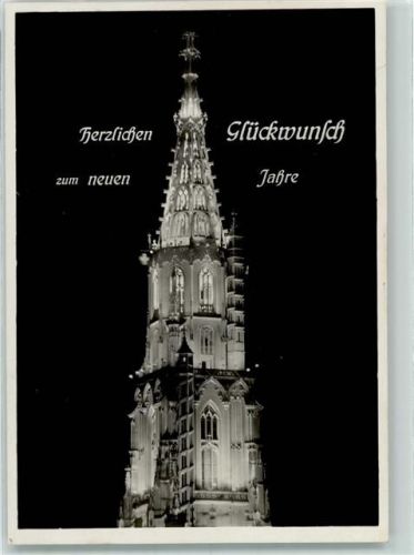 3000 Bern Berne - Münster bei Nacht