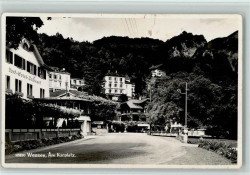 8872 Weesen Gebrauchsspuren Am Kurplatz Park-Hotel-Schwert