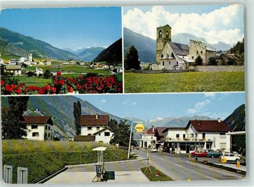 7537 Müstair Münster - Kloster Grenze Shell Tankstelle