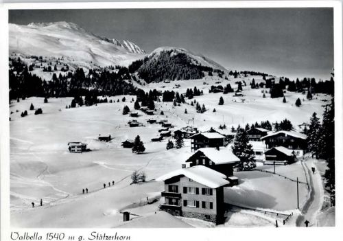 7077 Valbella - Teilansicht, Stätzerhorn