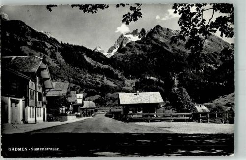 3863 Gadmen Foto AK Sustenstrasse Feldpost Schw.Mw.Bttr- I/2