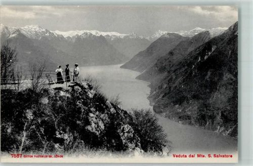 6900 Paradiso - Veduta dal Mte. S. Salvatore