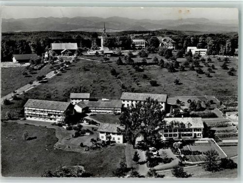 St Chrischona - bei Basel mit Pflegeheim und Schwesternhaus Flugaufnahme von Süden